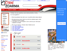 Tablet Screenshot of ctenizdarma.cz